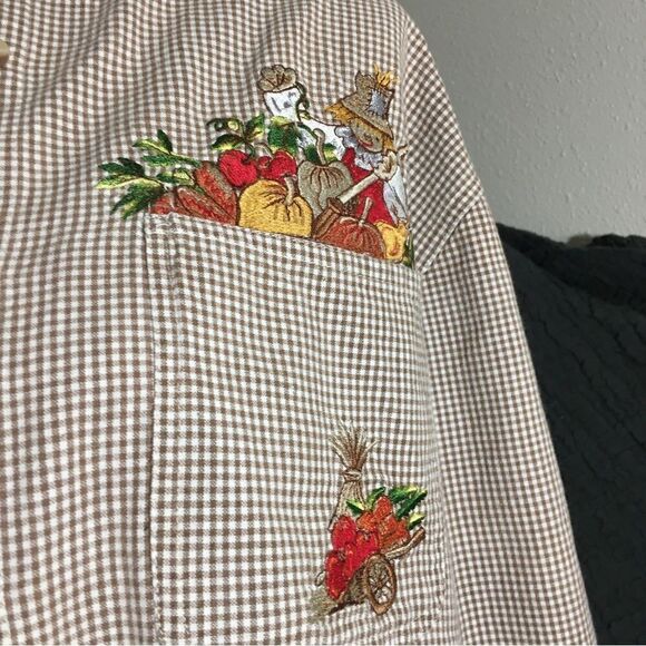 Solutions Original  Fall /Thanksgiving Inspired Shirt Size Large - Picture 7 of 10